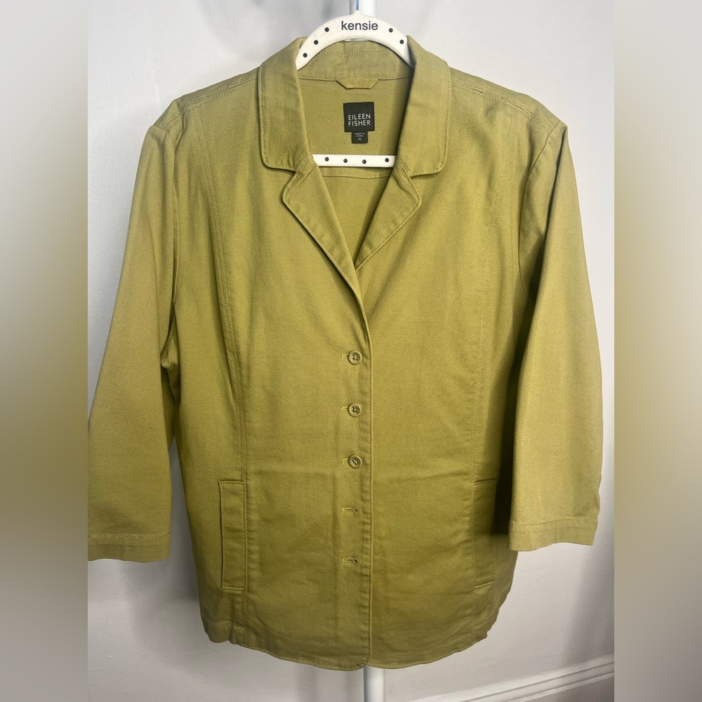 Eileen Fisher Green jacket